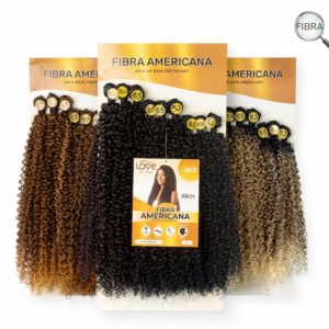 Cabelo Cacheado Modelo Frida 320g(65cm) Fibra Americana - Breed Love
