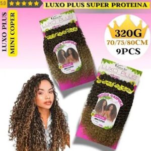 Cabelo Cacheado Modelo Dona Rosa 330g(90cm) - Luxo Plus