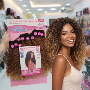 Cabelo Cacheado Modelo Tina Plus 320g(65cm)- Sleek