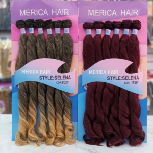 Cabelo Ondulado Merica Hair300g (50cm)- modelo Selena- Super Star