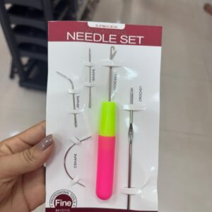 Kit 5 Agulhas para Crochet Braids e Mega Hair