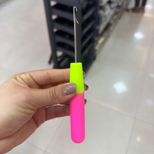 Agulha Crochet para tranças e Mega Hair