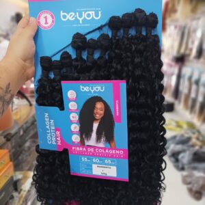 Cabelo Cacheado 320g(65cm)- fibra de colágeno- Be.You